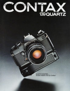 Reproduction brochure CONTAX 139 Quartz english