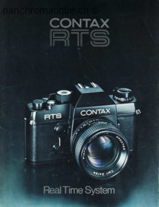 Reproduction brochures et prospectus CONTAX RTS english