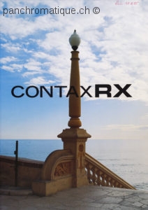 Reproduction brochure CONTAX RX deutsch