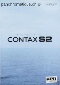 Reproduction brochure CONTAX S2 english-deutsch