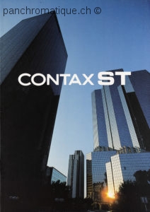 Reproduction brochure CONTAX ST deutsch