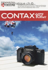 Reproduction brochure CONTAX 167 MT, 16 pages, english