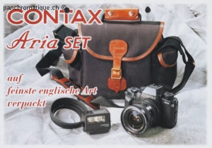 Reproduction brochure CONTAX ARIA set, 2 pages, deutsch