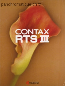 Reproduction brochure CONTAX RTS III, 28 pages, english © www.panchromatique.ch