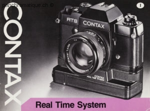 Reproduction du mode d'emploi CONTAX Real Time Winder System. Italiano