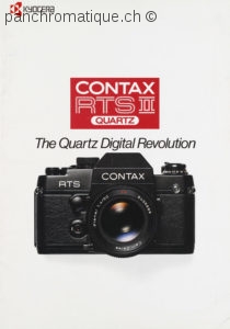 Reproduction brochure CONTAX RTS II, 32 pages, english