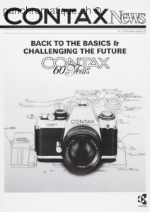 Reproduction CONTAX News N° 35 Photokina édition, 1992